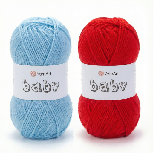 Acrylic yarn for knitwear production