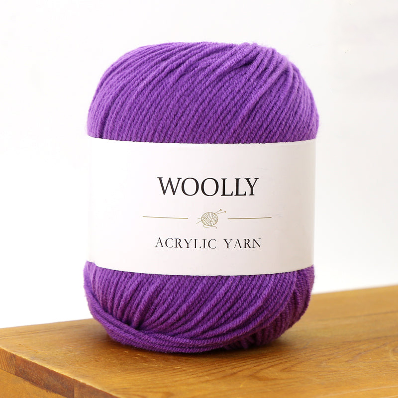 Acrylic yarn textile for custom knitwear
