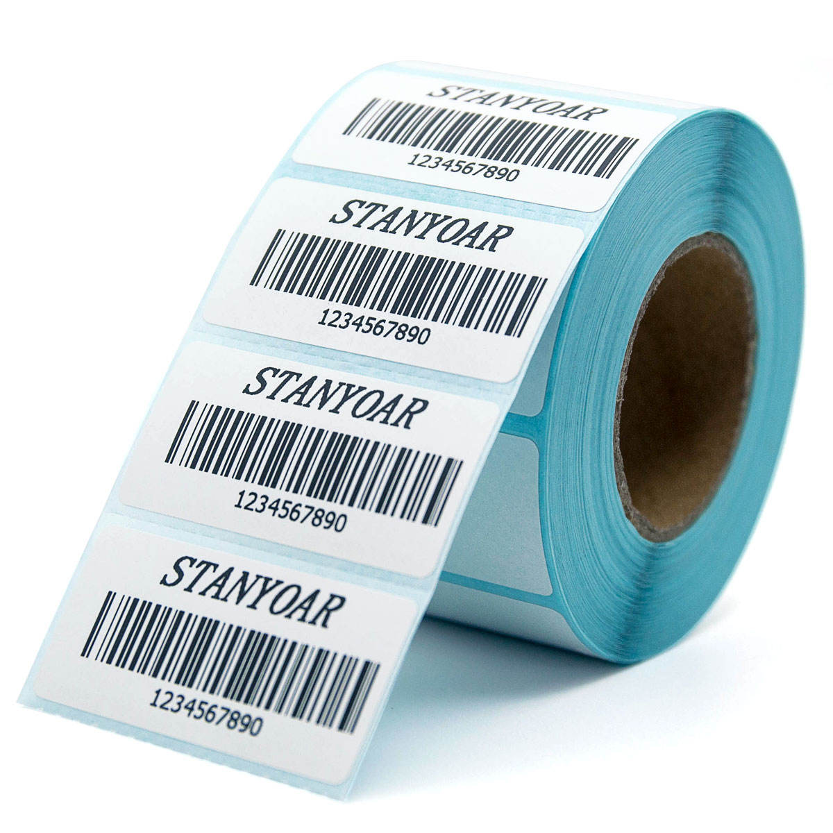 Barcode labels for fashion brand knitwear tagging