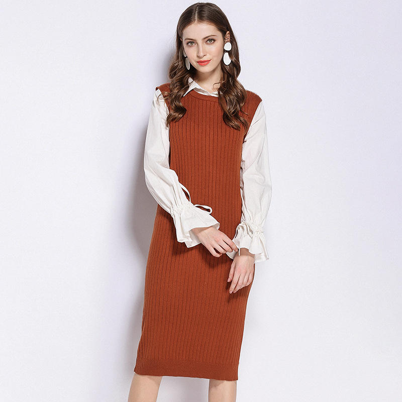 Button-front women's cardigan sweater for custom manufacturing