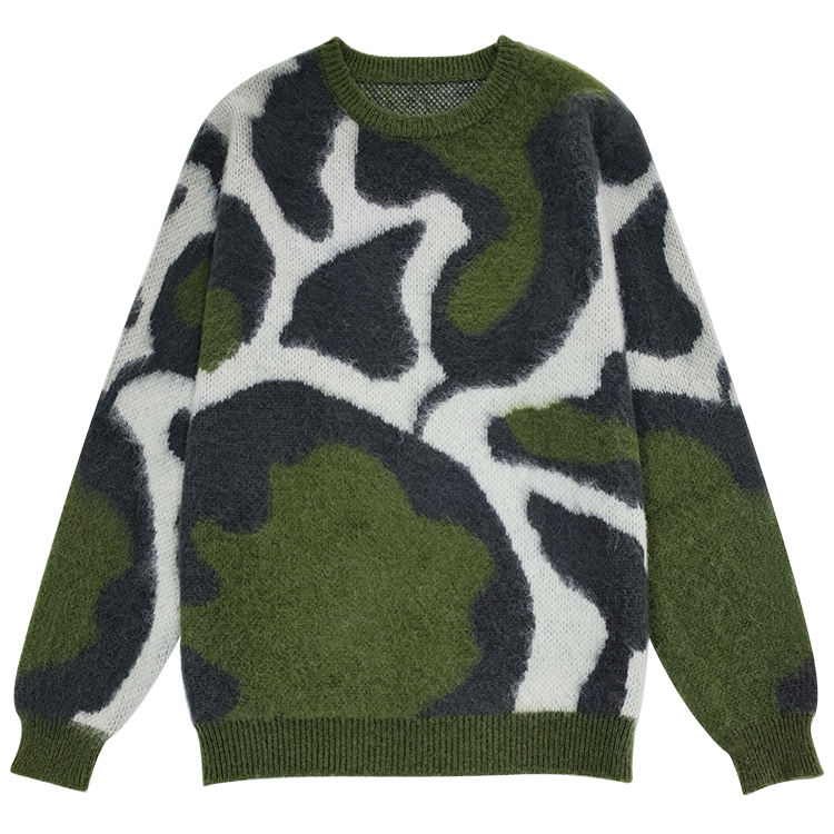 Cable knit pullover sweater custom knitwear