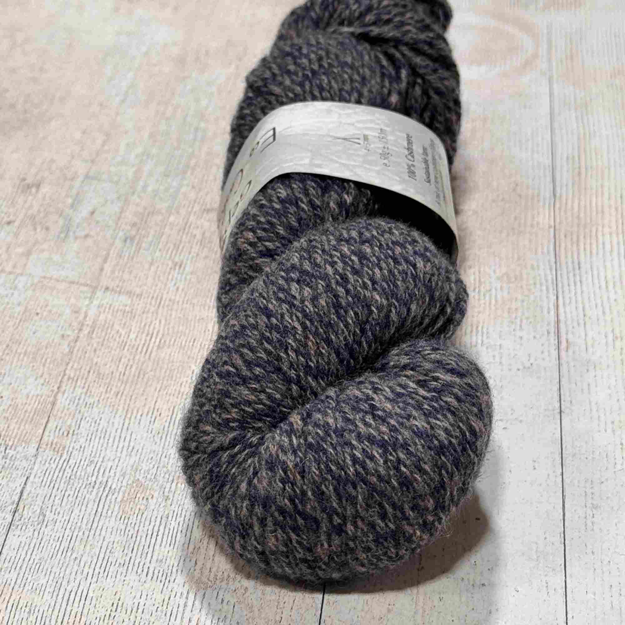 Cashmere yarn material for luxury knitwear manufacturing