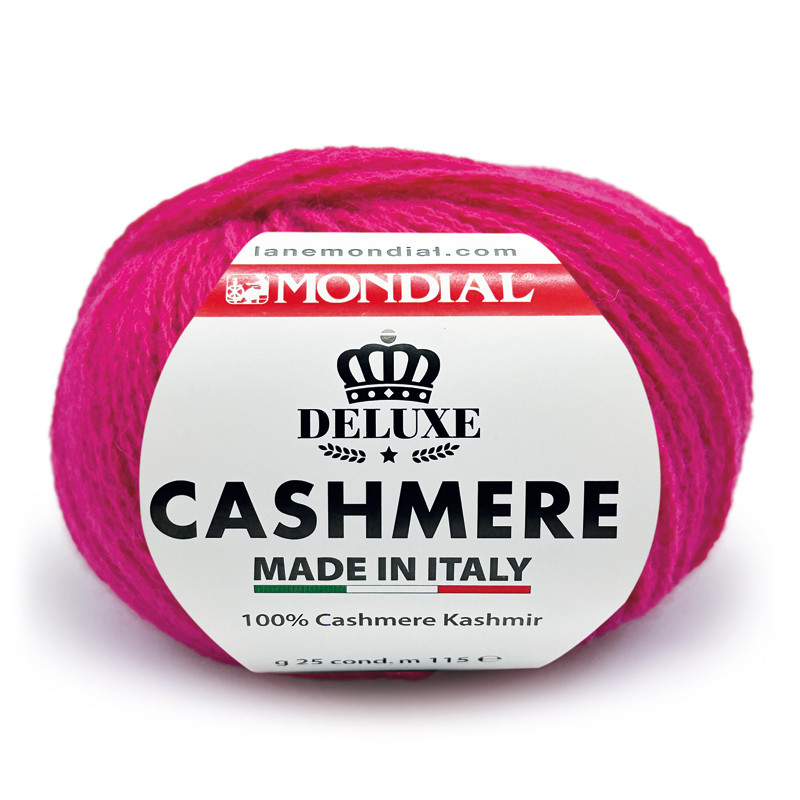 Cashmere yarn spool for luxury sweater production