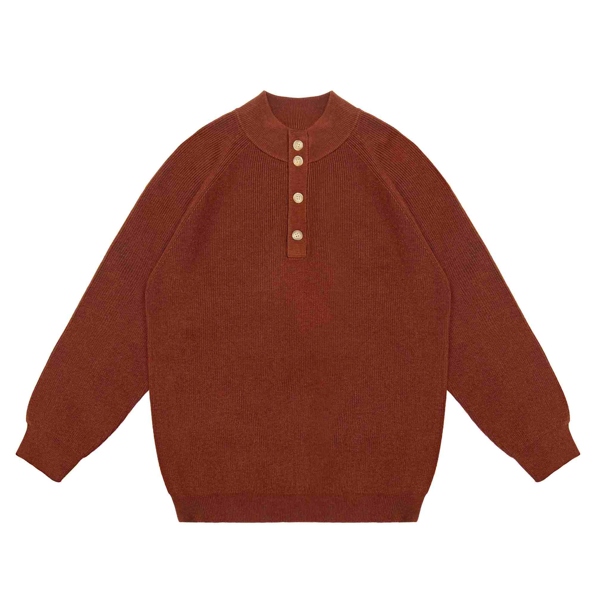 Charcoal pullover sweater custom knitwear manufacturing