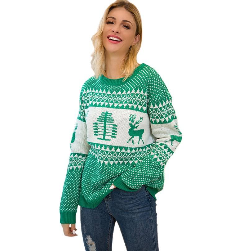 Women's Christmas sweater festive holiday design