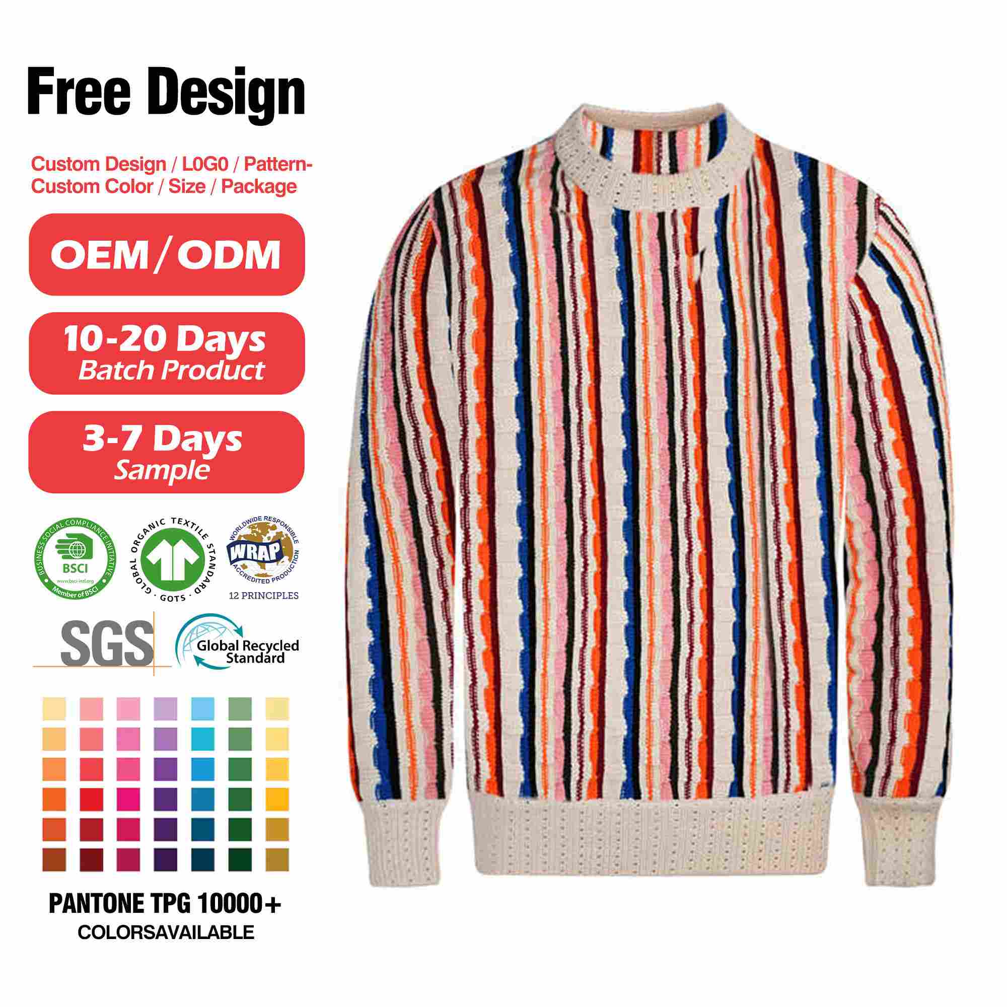 Collar pullover sweater