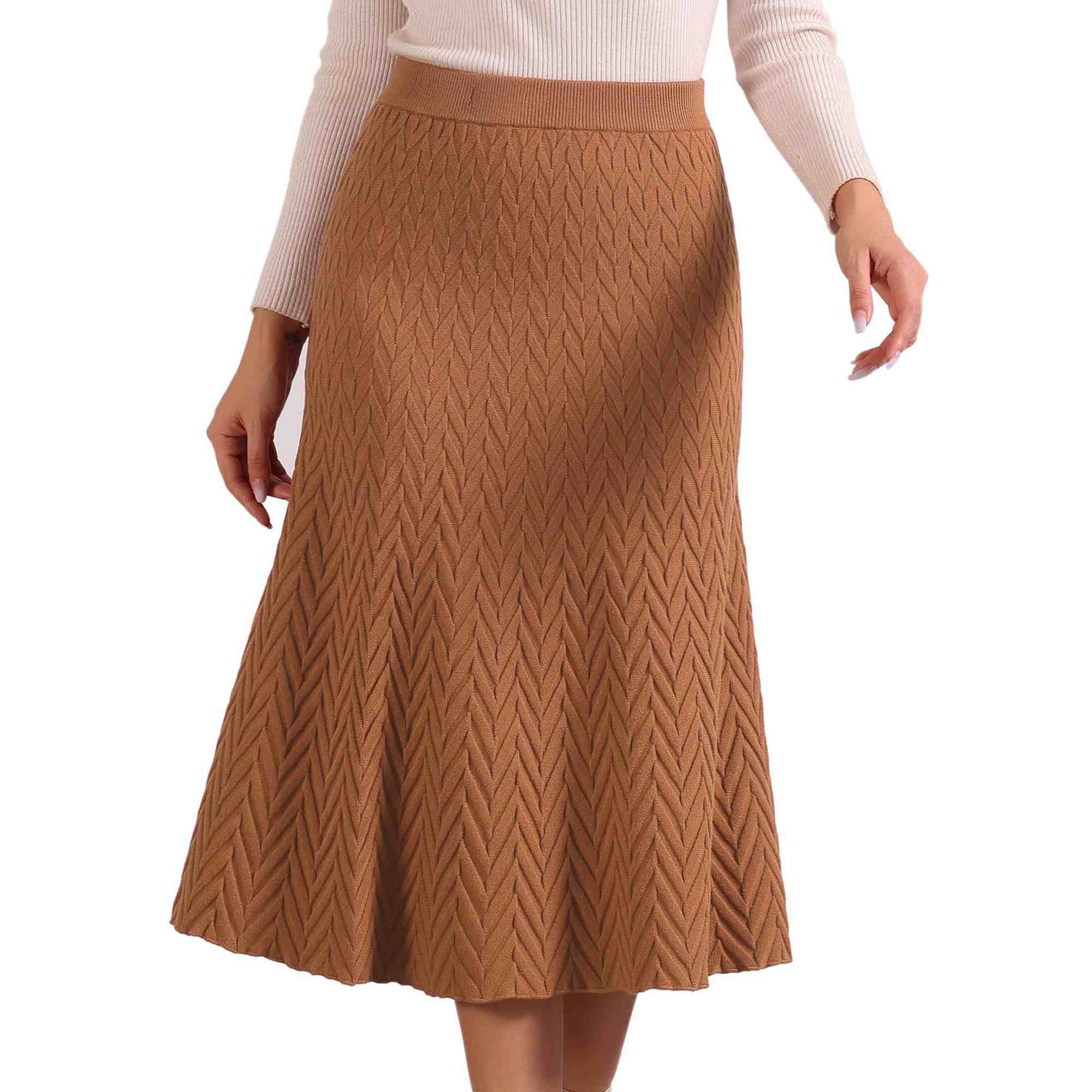 Color block women's cardigan patterned knitwear sample