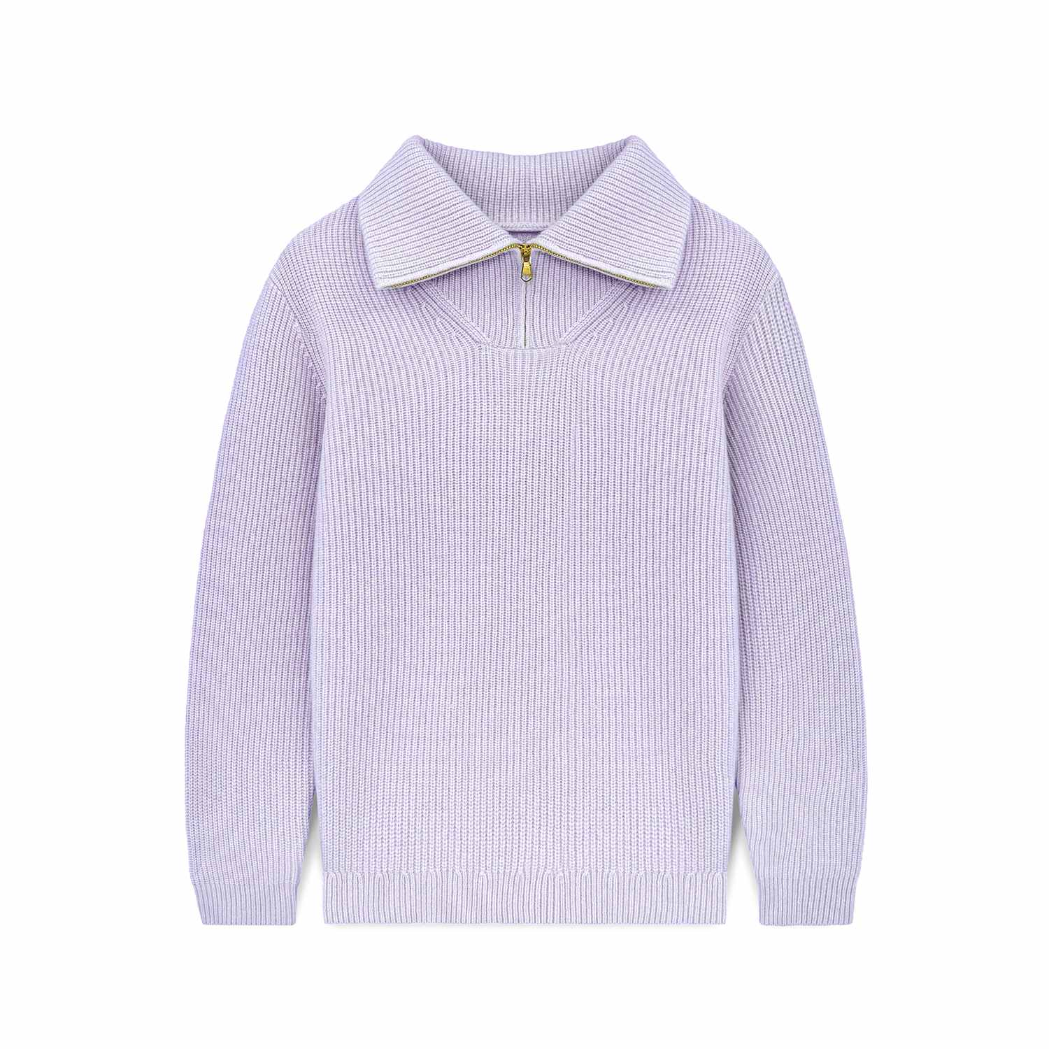 Colorblock yoke pullover sweater