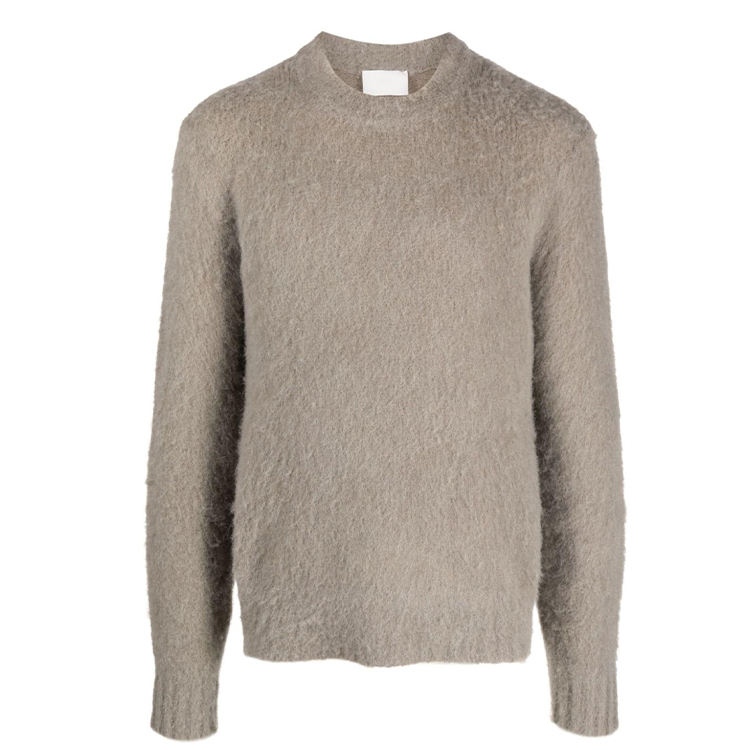 Cotton chunky knit pullover sweater
