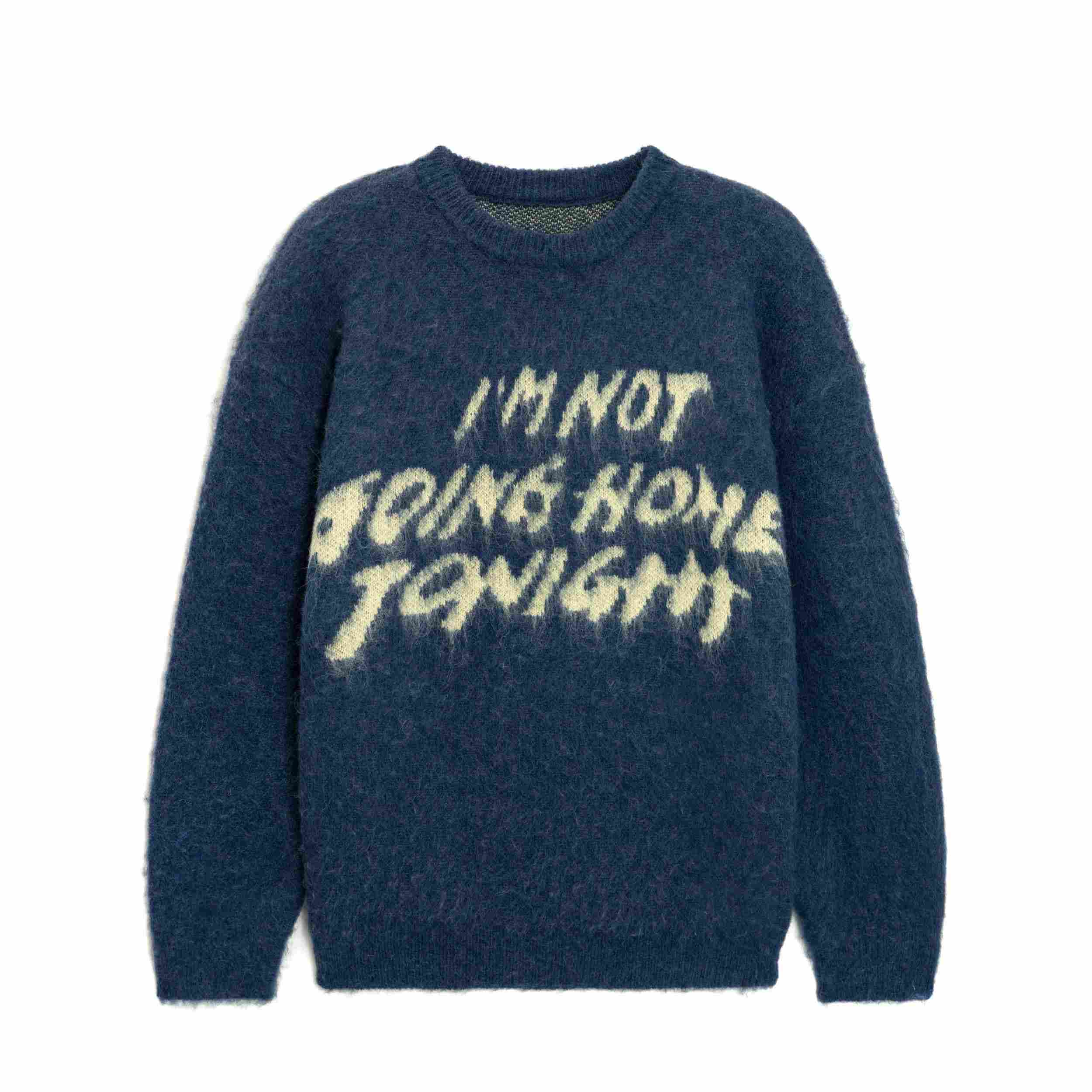 Cotton shawl collar pullover sweater