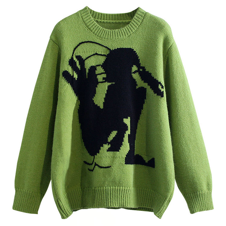 Cropped cable knit pullover sweater textured