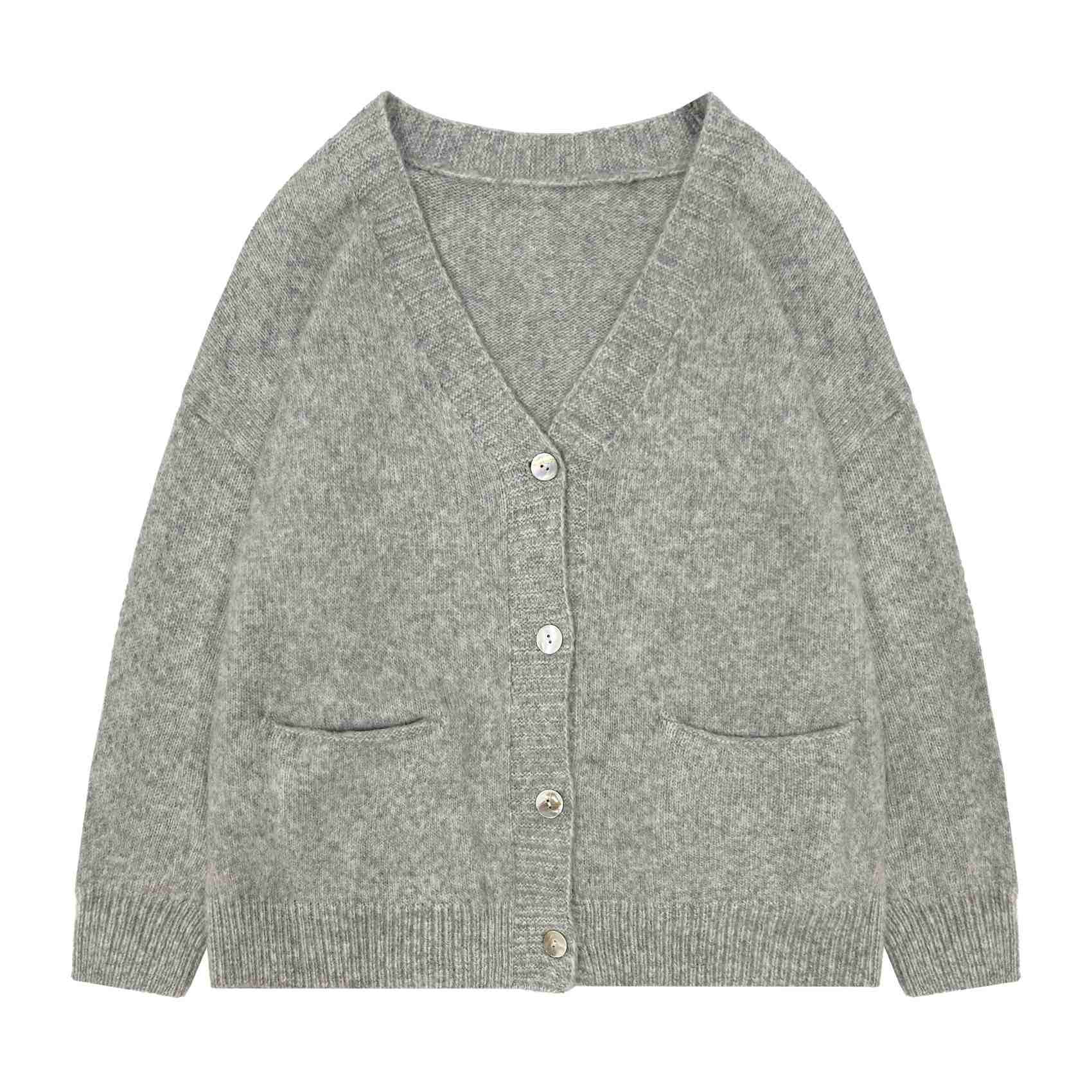 Cropped cardigan for women custom knitwear