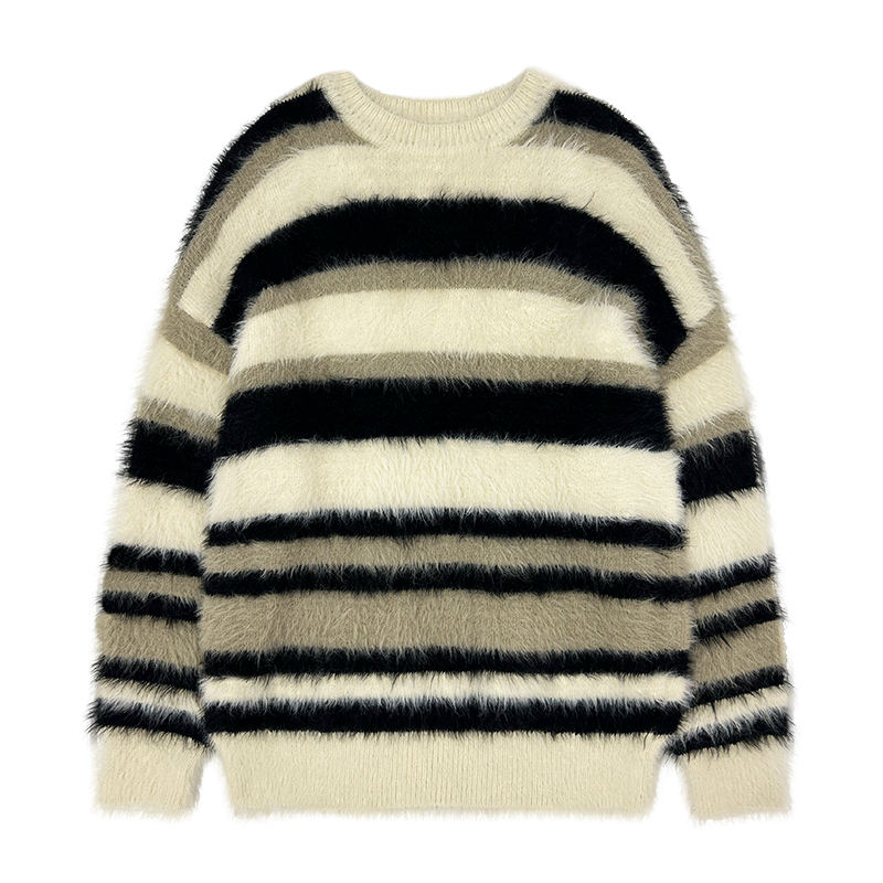 Crown pullover sweater with embroidered design