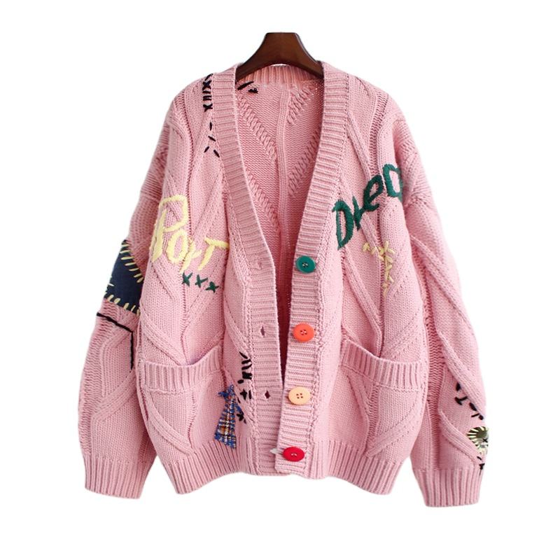 Custom logo sweater for women side view