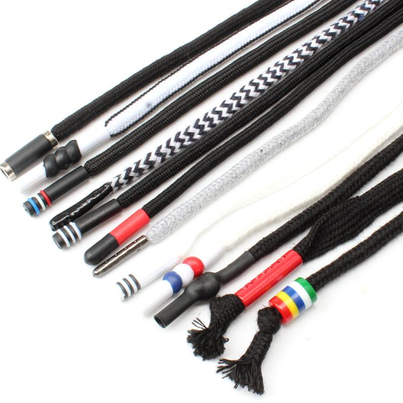 Drawstring cord for custom knitwear and hoodies