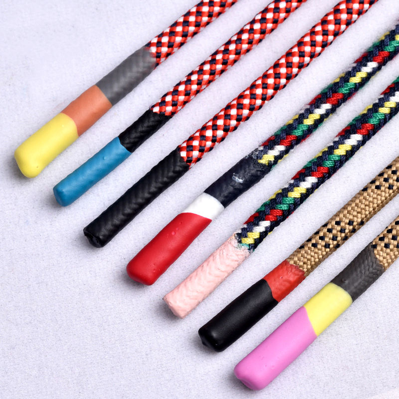 Drawstring cord for custom knitwear and hoodies