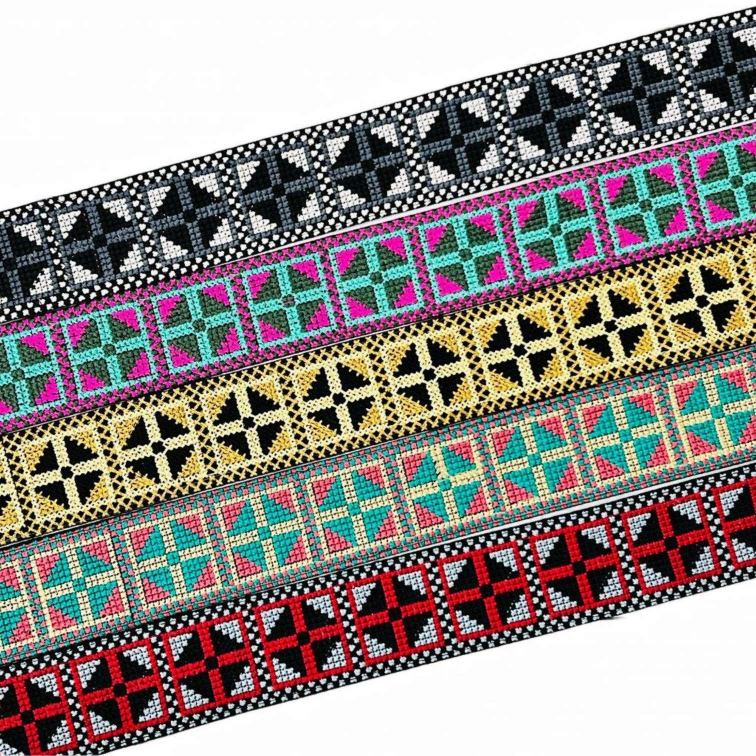 Embroidery and cross stitch on knitwear