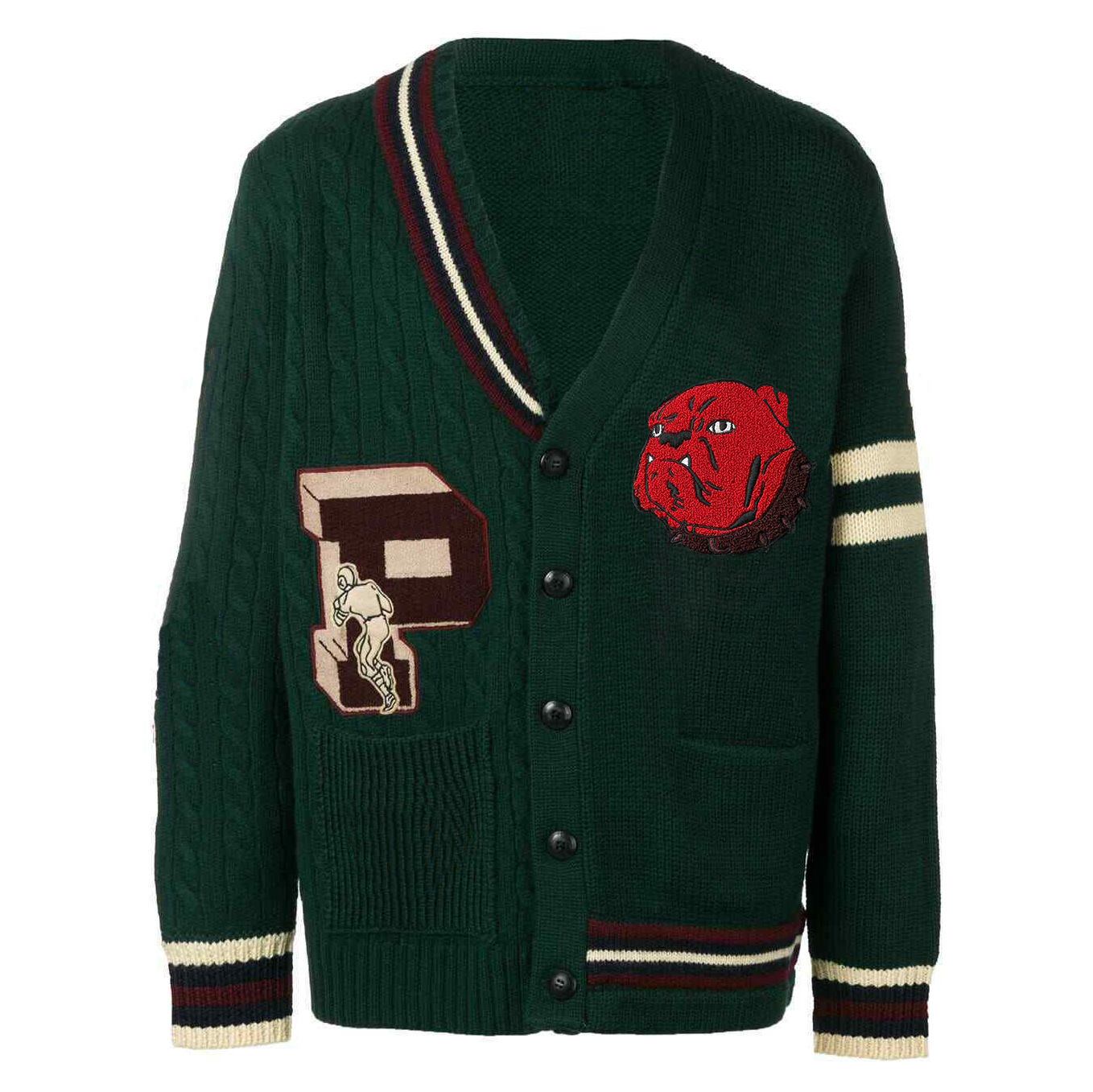 Embroidered Varsity Cardigans