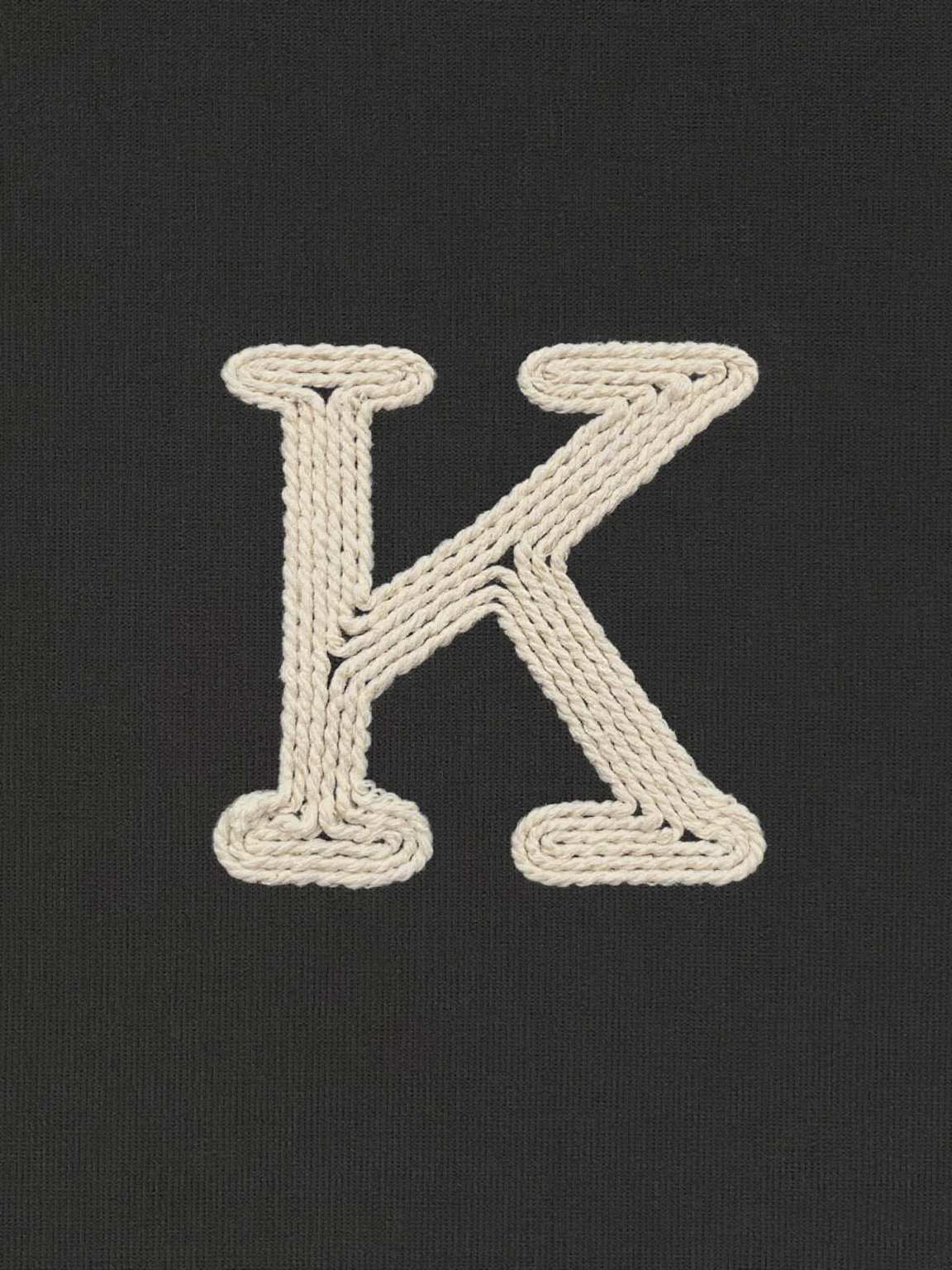 embroidery rope letters