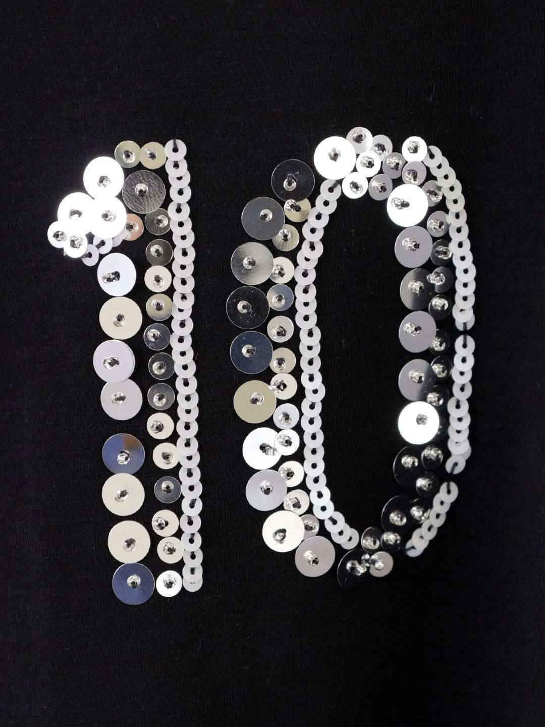 embroidery with beads and sequins