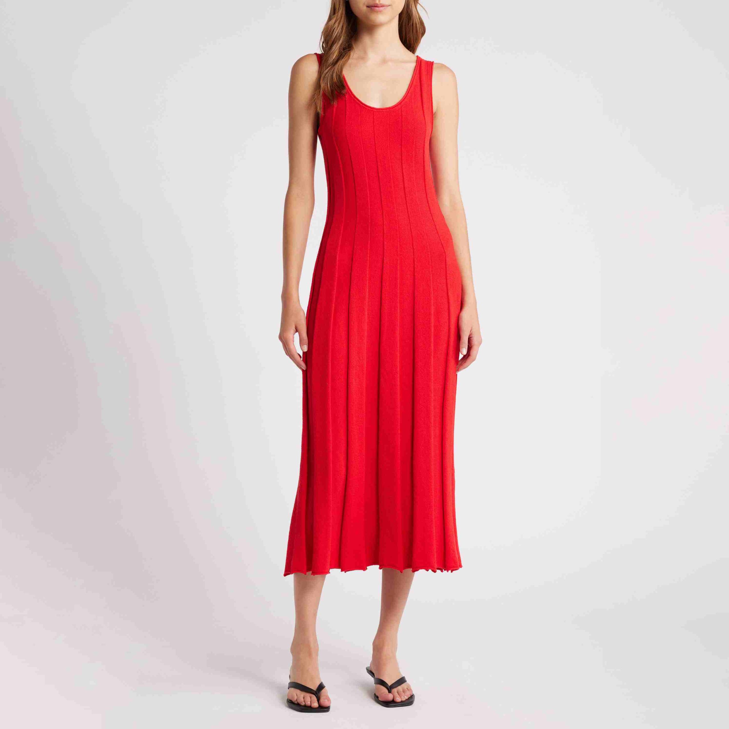 Full length women's cardigan long knitwear sample