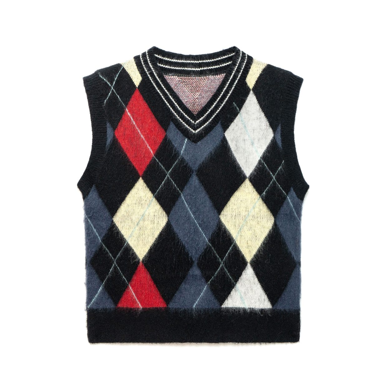 High neck sleeveless sweater for fashion brands