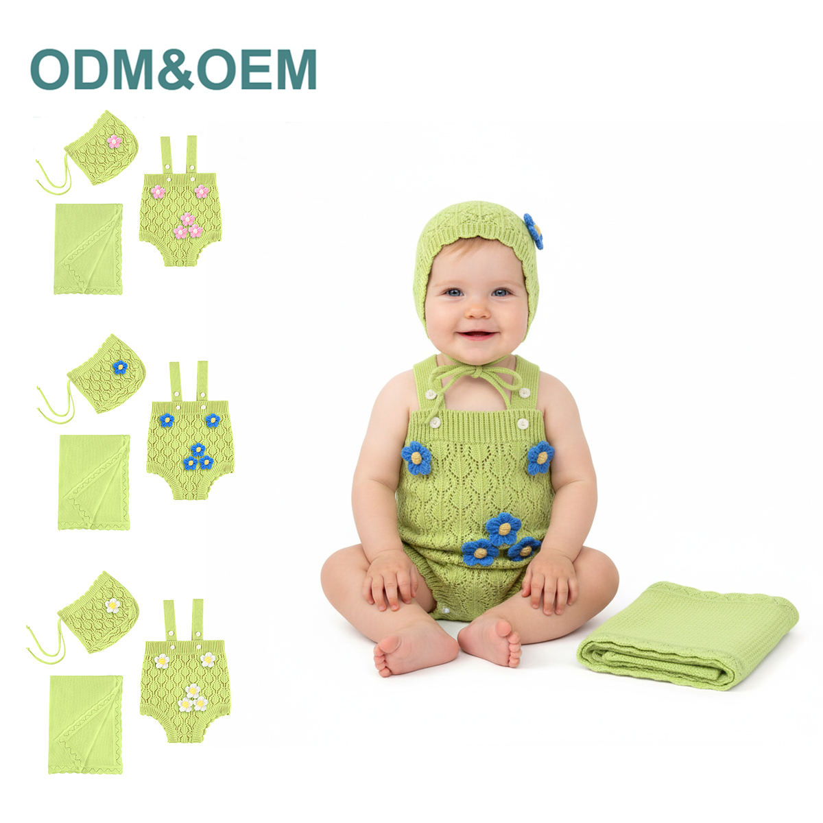 Kids cotton blend sweater outfit