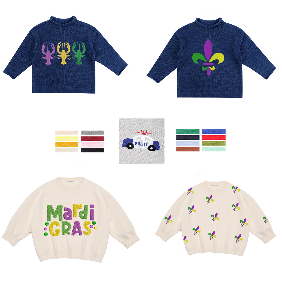 Button front kids sweatshirt outfit custom made