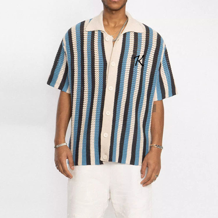 Long white summer sweater for custom knitwear brands