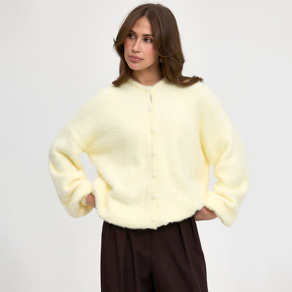Loose lazy cardigan custom knitwear manufacturing
