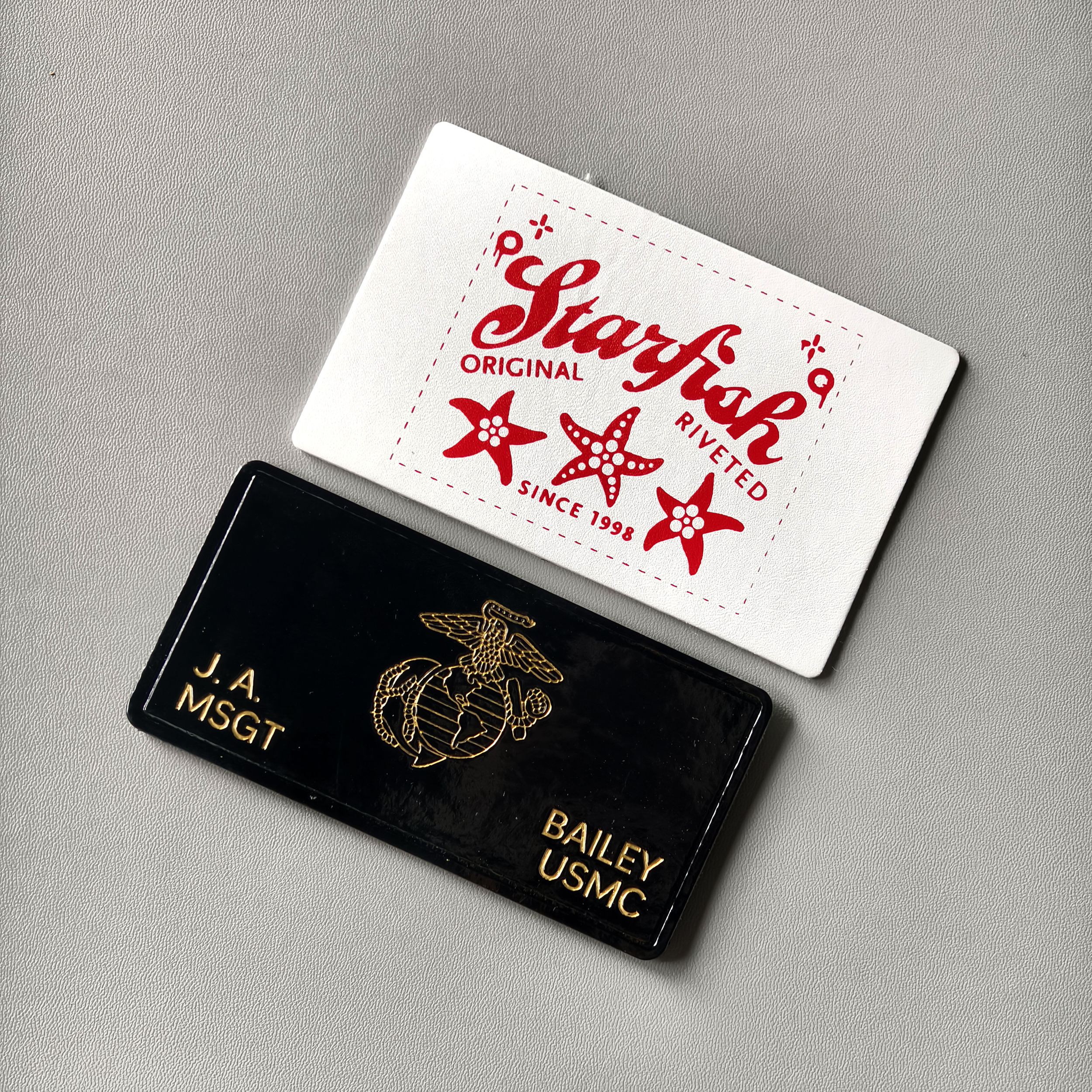 Main label for knitwear branding