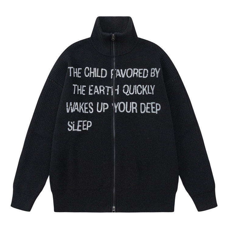 Men's oversized fit cardigan sweater