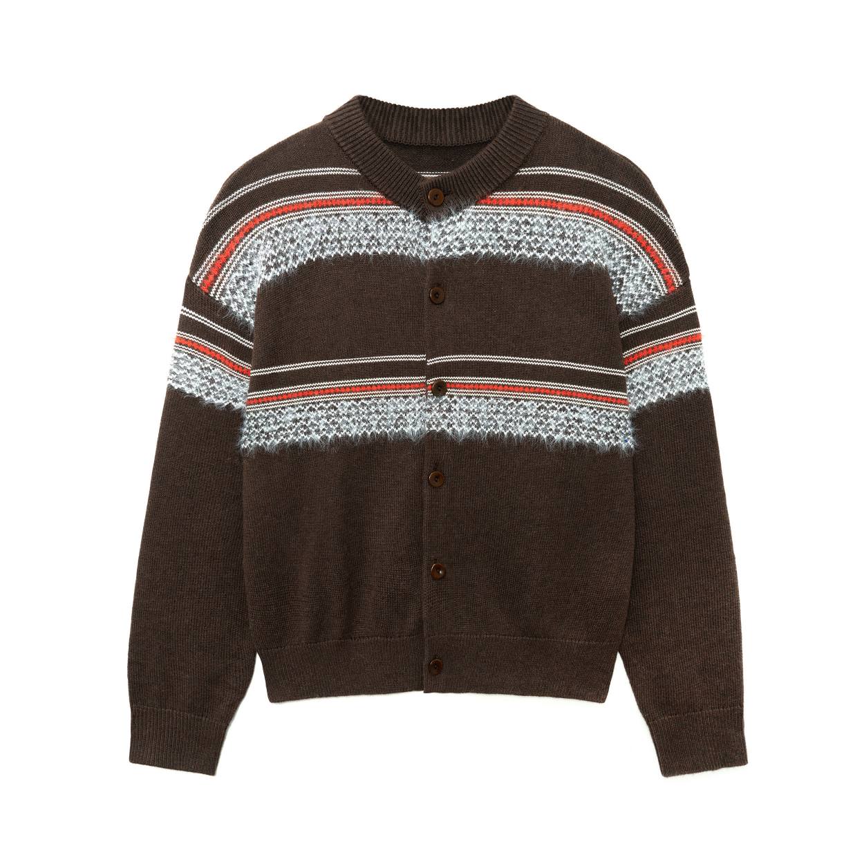Men's Scottish style cardigan sweater