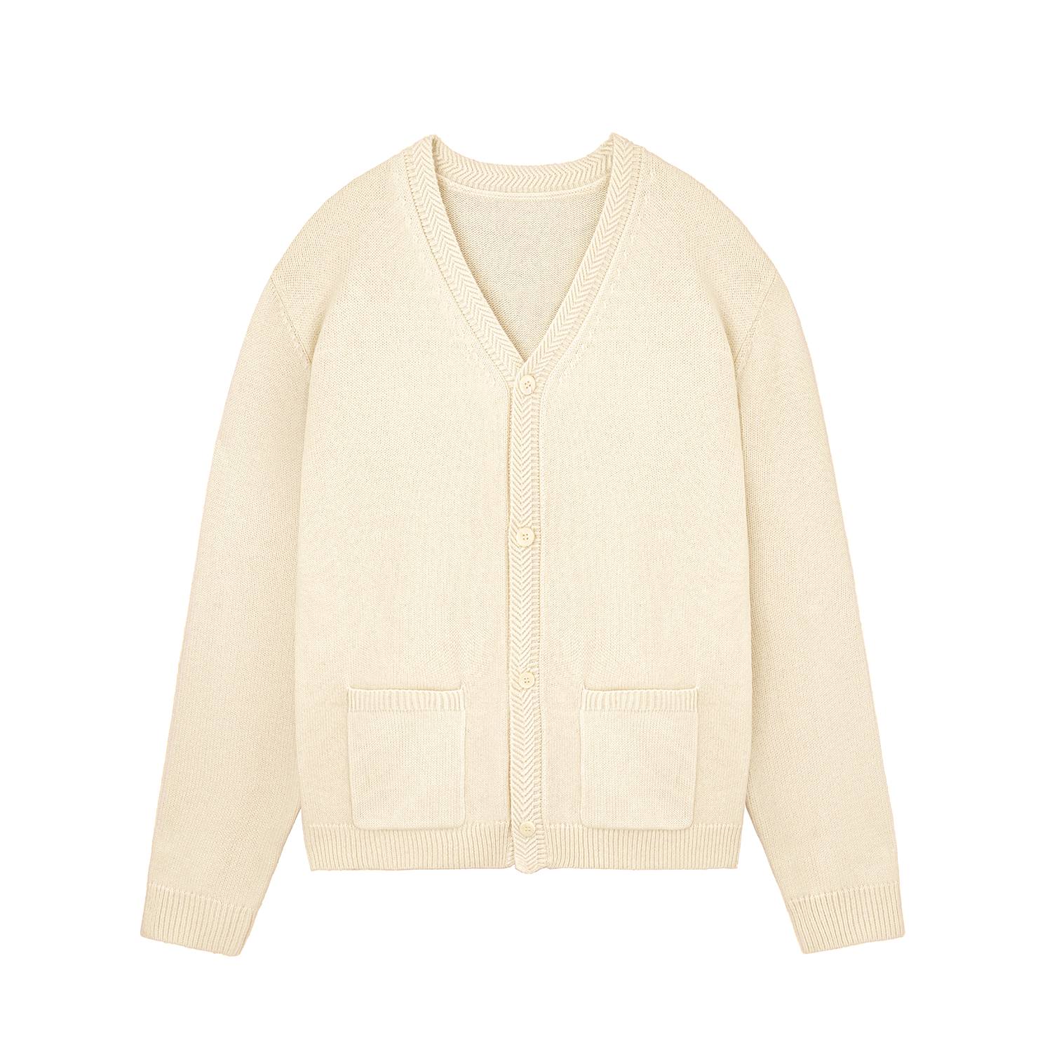 Men's lightweight cardigan sweater for custom manufacturing