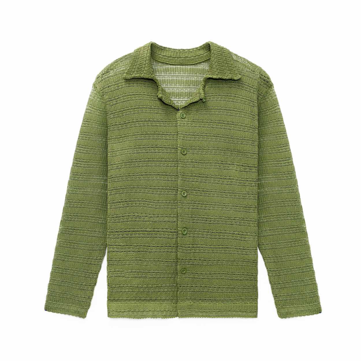 Men's cardigan with zipper closure custom production