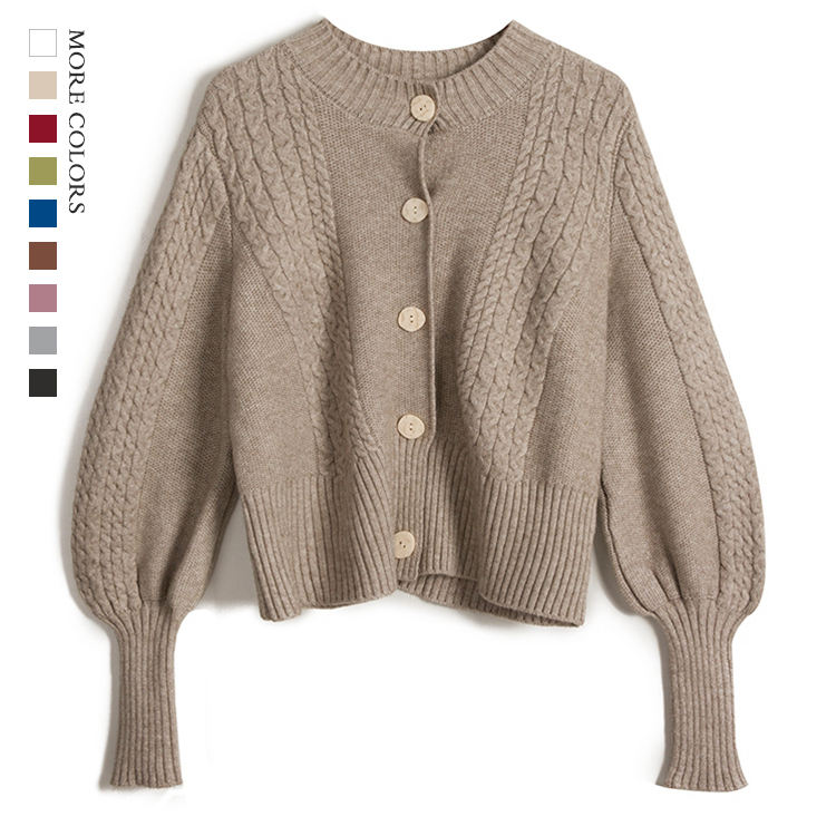 Merino wool cardigan for women custom knitwear