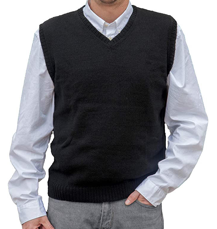 Mock neck sleeveless sweater for fashion brands