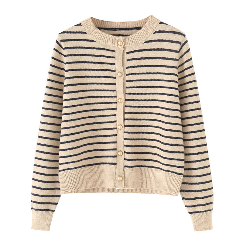 Navy open-front summer sweater cardigan for custom manufacturing
