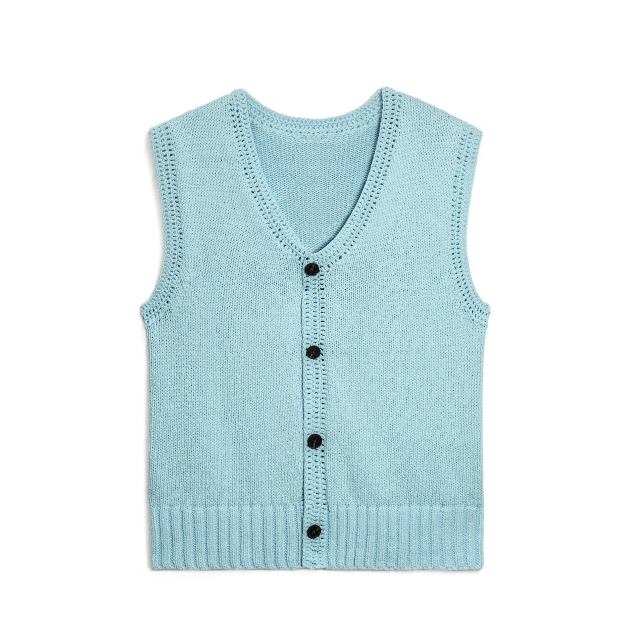 Oversized Knitted Vests