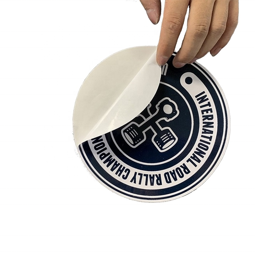 Custom packaging stickers for knitwear branding