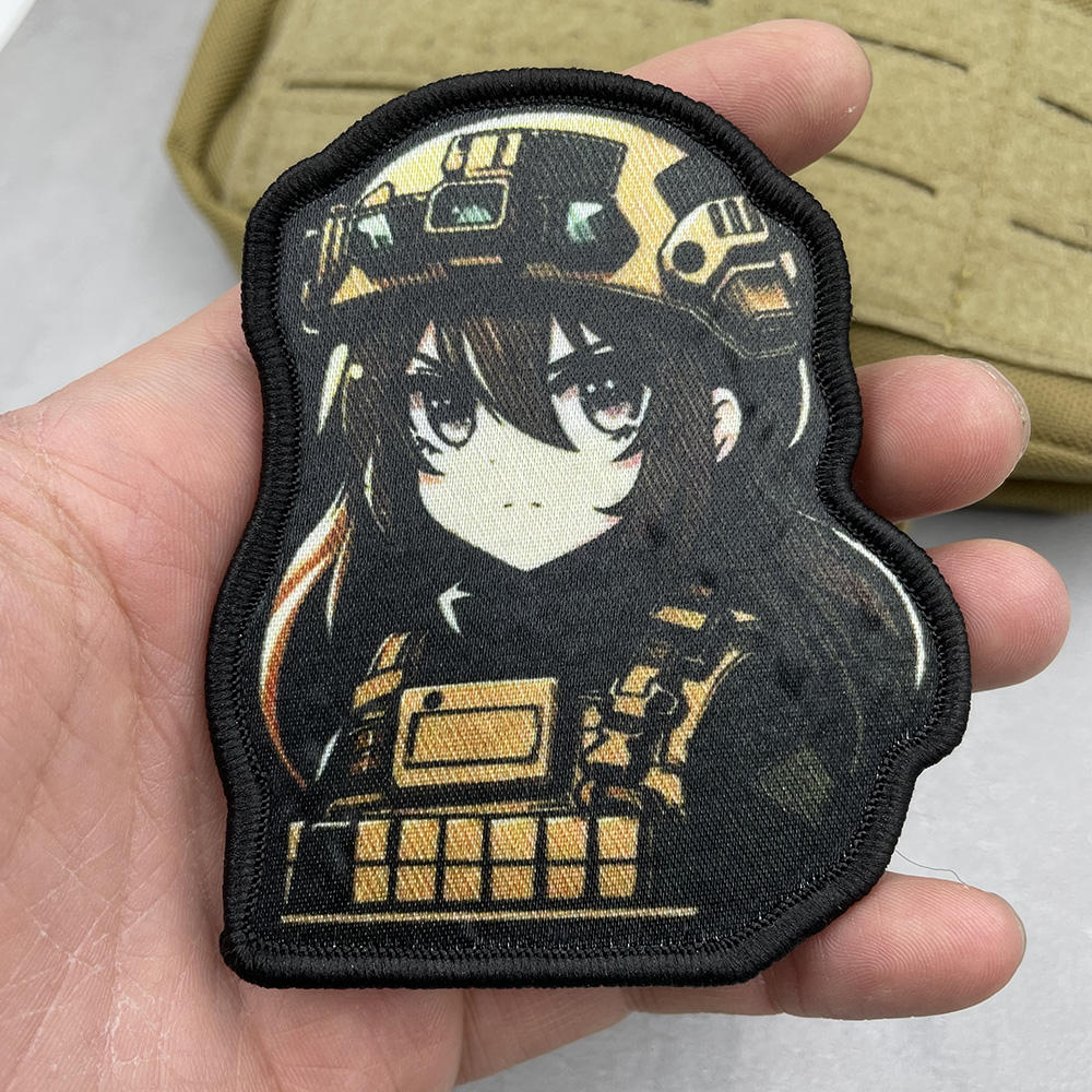 Embroidered patches for custom knitwear sweaters