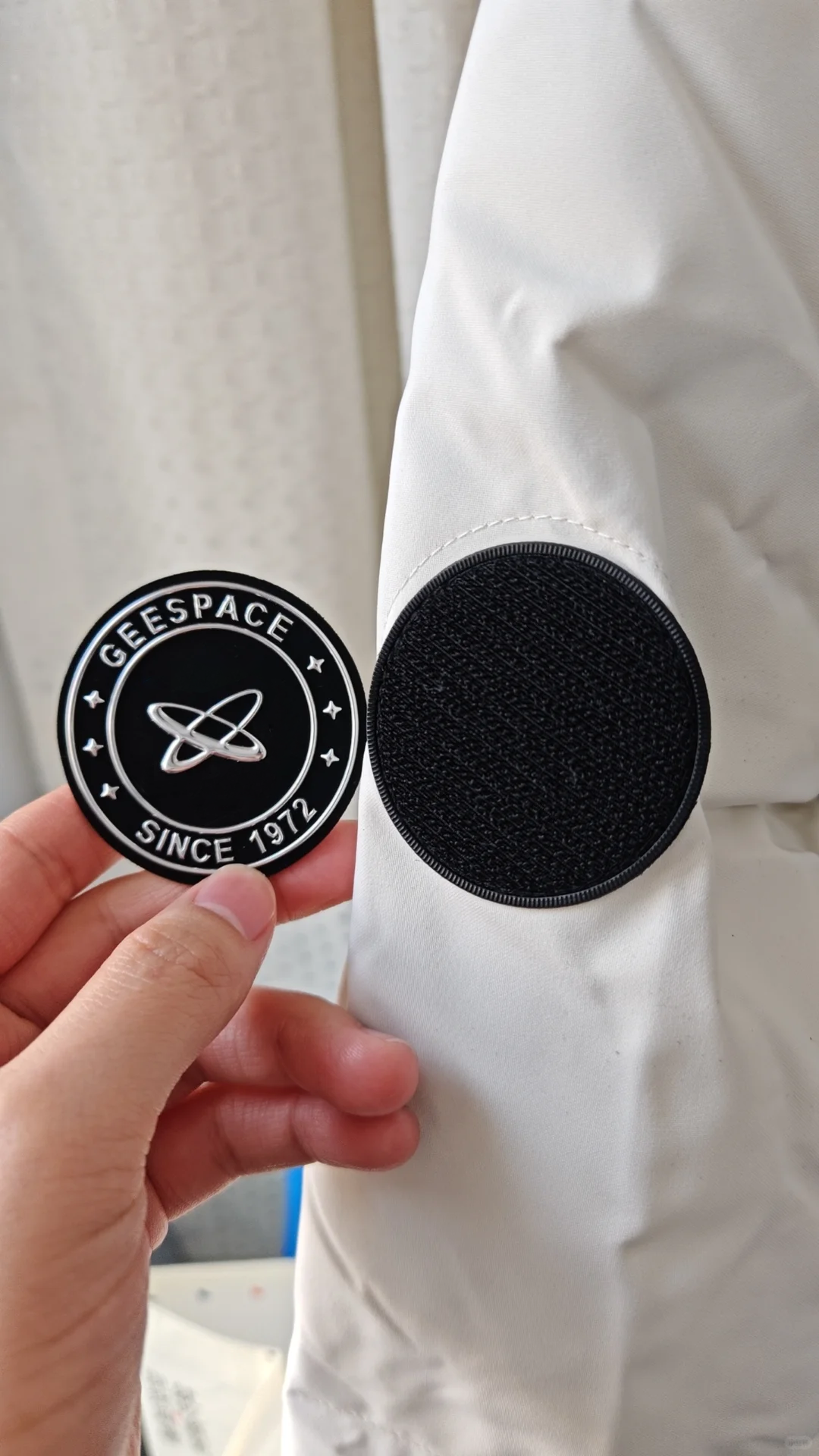 Embroidered patches for custom knitwear sweaters