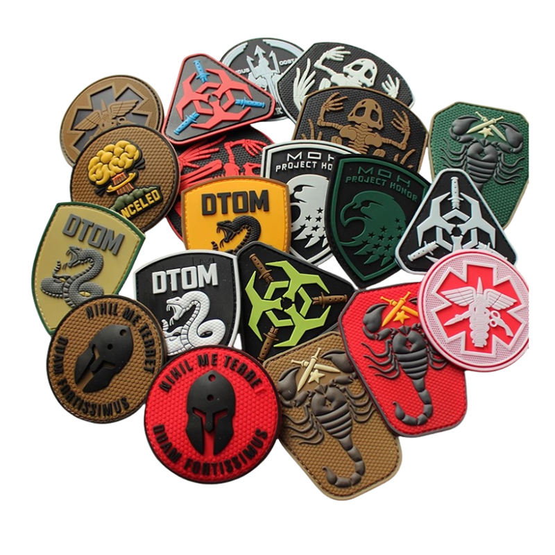 Embroidered patches for custom knitwear sweaters