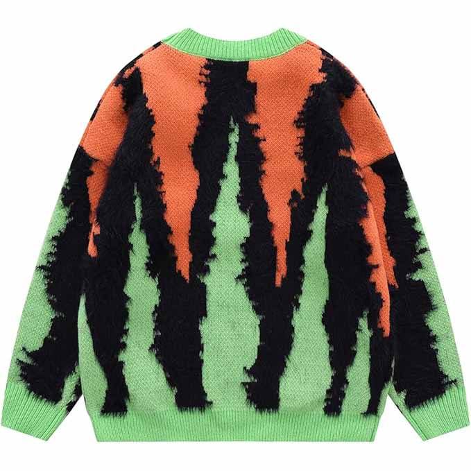 Patterned pullover sweater design