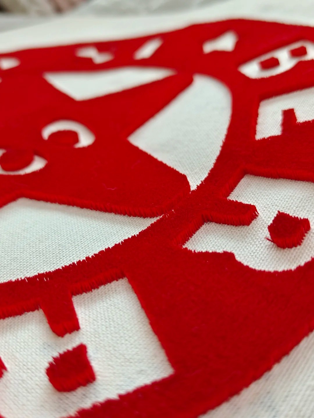 Logo Embroidery on Knit