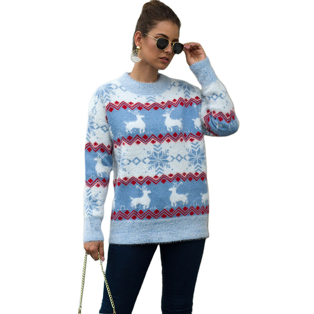 Plus size Christmas sweater festive design