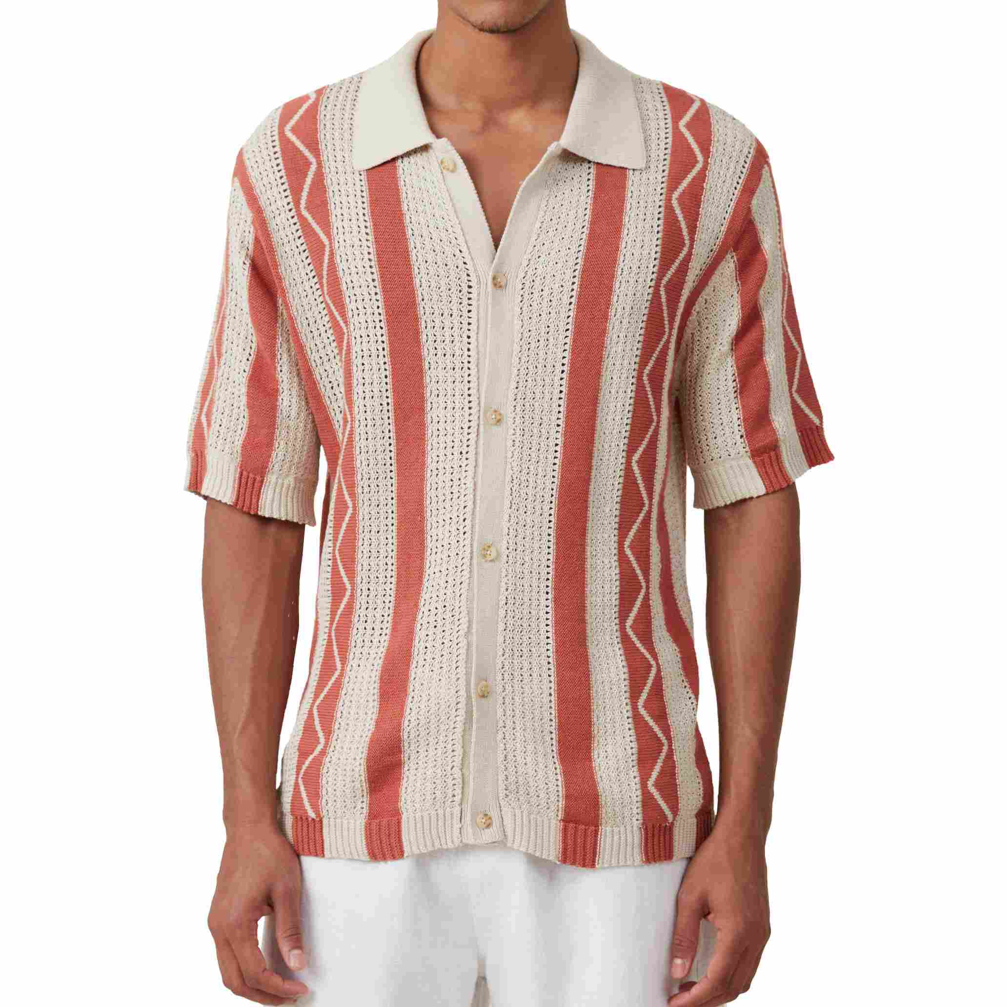 Preppy summer sweater classic custom knitwear