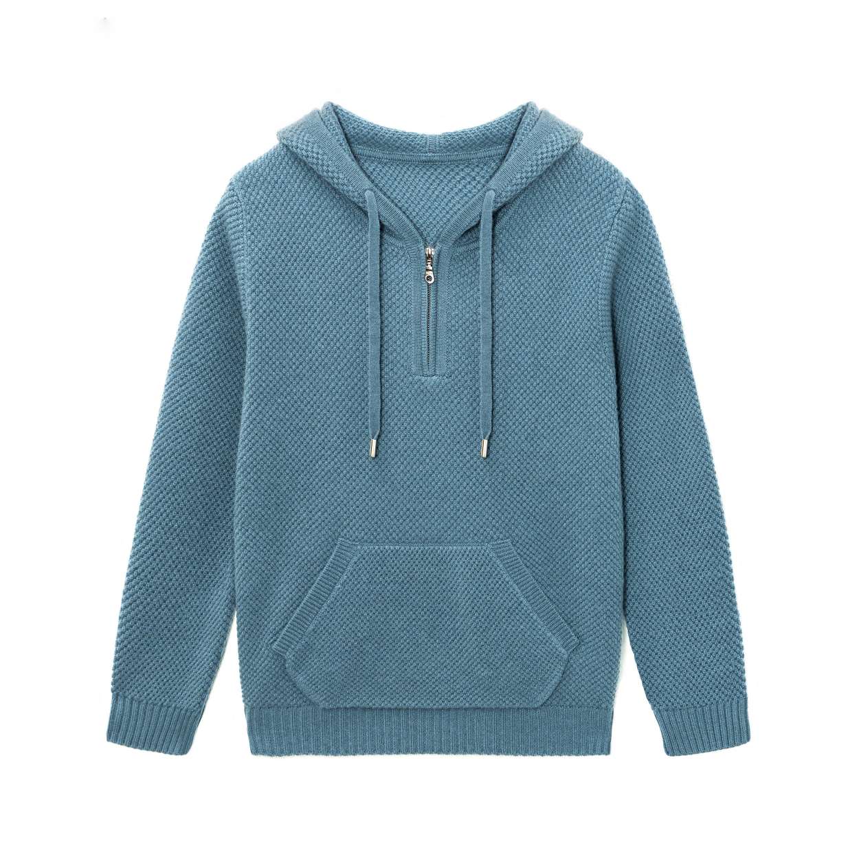 Printed fleece pullover sweater custom knitwear