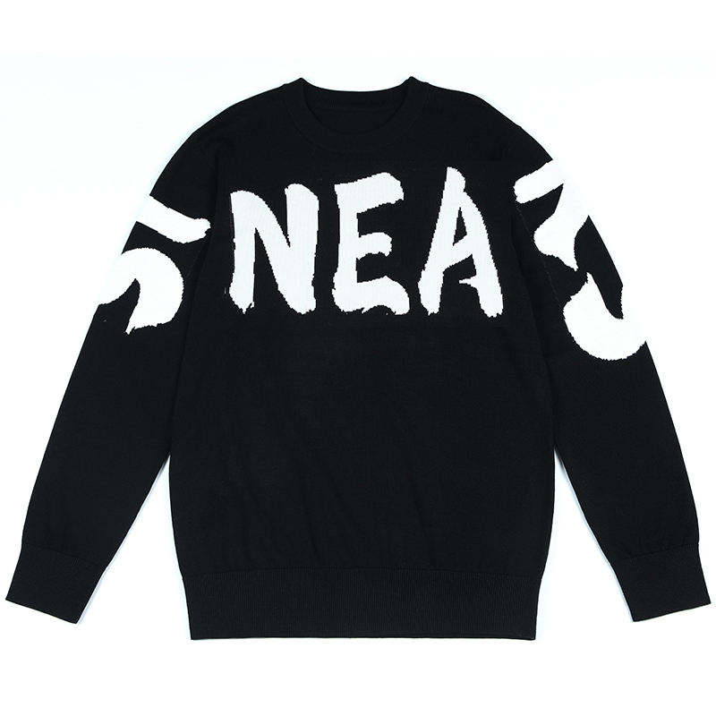 Raglan sleeve pullover sweater custom knitwear
