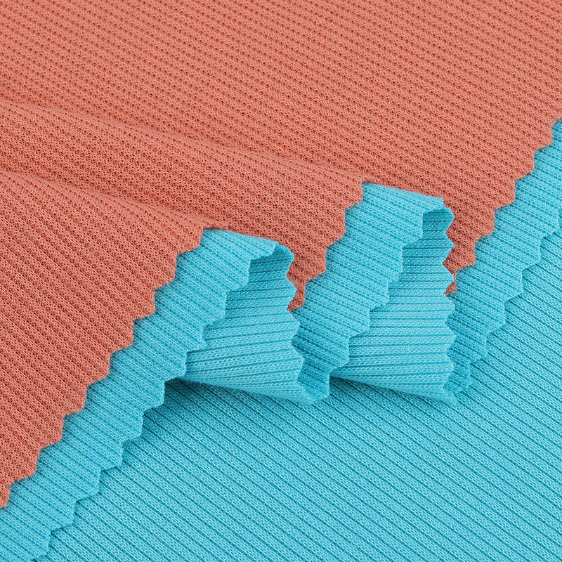 Rib knit texture detail for sweater manufacturing